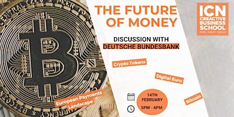 Hauptbild für The Future of Money?! Bitcoin, Crypto Tokens, the Digital Euro and the Euro