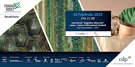 Roadshow  Terra Next | BALAB - Università di Bari