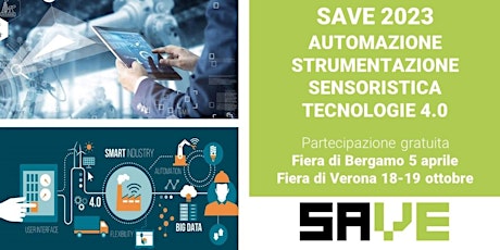 SAVE Mostra Convegno Automazione, Strumentazione, Sensori e 4.0