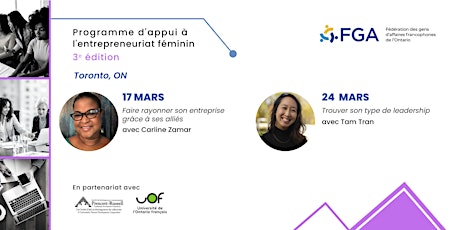 Immagine principale di Programme d'appui à l'entrepreneuriat féminin- Leadership au féminin 