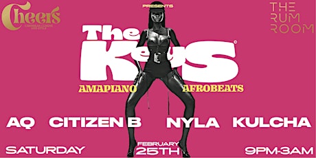 Imagem principal do evento “The KEYS” - An Amapiano & Afrobeats Experience!