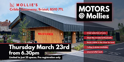 MOTORS @ Mollies - Bristol, March 23rd 2023!