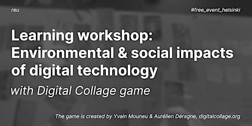 Learning workshop: Environmental & social impacts of digital technology