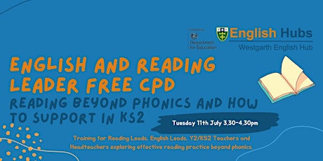 Reading Beyond Phonics and into KS2 primary image