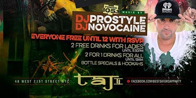 event in New York City: Sat. 05/05: No Cover for All until 12am, 2 for 1 Drinks & Hookah @ TaJ NYC.