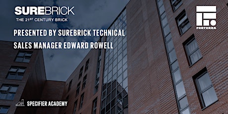 Surebrick, The 21st Century Brick - CPD Seminar