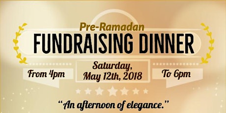 Pre-Ramadan Fundraising Dinner primary image