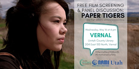 VERNAL Free Screening of PAPER TIGERS: May 16 at 6 pm  primary image