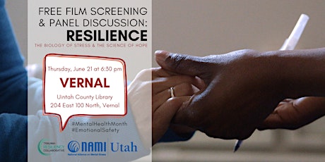 VERNAL Free Screening of RESILIENCE: June 21 at 6:30 pm primary image