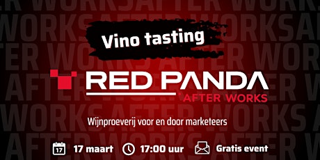 Primaire afbeelding van Vino Tasting - Red Panda After Works