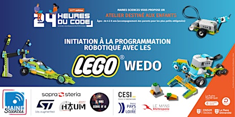 #24HDUCODE 2023 : Atelier Enfants - Programmation robot avec LEGO® WeDo
