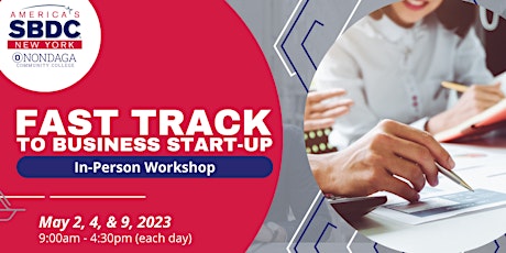 Fast Track to Business Start-Up (In-Person Workshop)