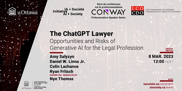 The ChatGPT Lawyer: Opportunities and Risks of Generative AI for the Legal