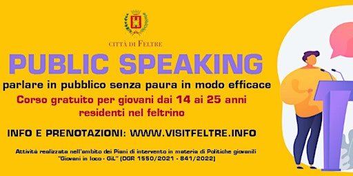 PUBLIC SPEAKING. Corso gratuito per parlare in pubblico  senza paura