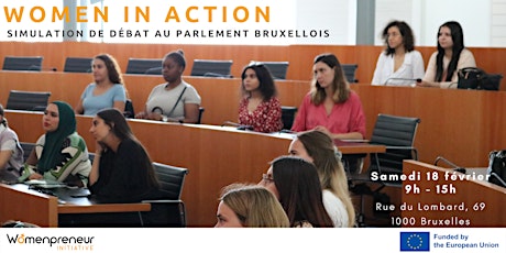 Primaire afbeelding van Women in Action : simulation de débat au Parlement bruxellois
