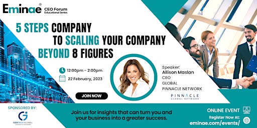 5 Steps to Scaling Your Company BEYOND 8 Figures