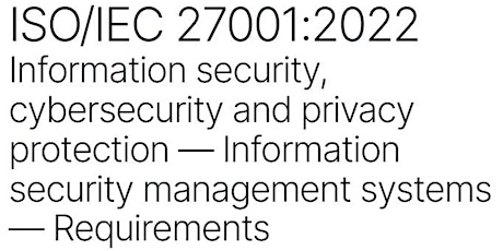 ISO 27001:2022 @ INOV