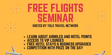 Yolo Travel Network Free Flights Seminar primary image