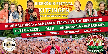 Hauptbild für Bierkönig Festival - Würzburg / Kitzingen 2018