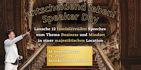 Hauptbild für entscheidend leben! Speaker Day