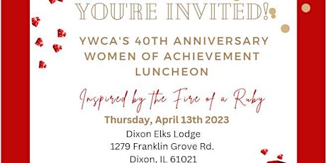 YWCA Women of Achievement Luncheon, Inspired by the Fire of Ruby primary image