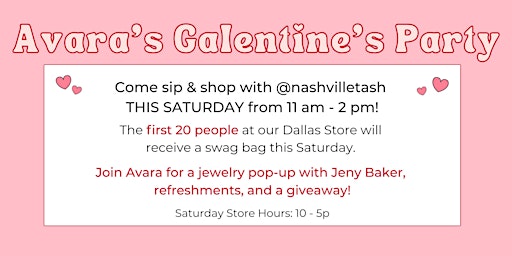 Shop Avara's Galentine's Day Event!