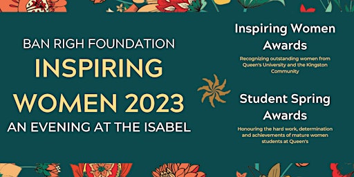 Ban Righ Foundation Inspiring Women: An Evening at the Isabel