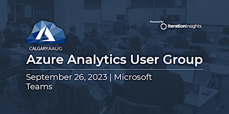 Azure Analytics User Group Meeting | September