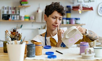 Escape: Paint your own pottery - with prosecco and  cupcakes! primary image