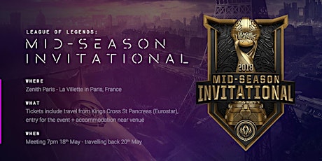 League of Legends Mid-season invitational. primary image