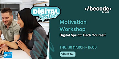 BeCode Gent – Motivation Workshop Digital Sprint: Hack Yourself