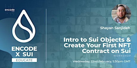 Sui Educate: Intro to Sui Objects & Create Your First NFT Contract on Sui