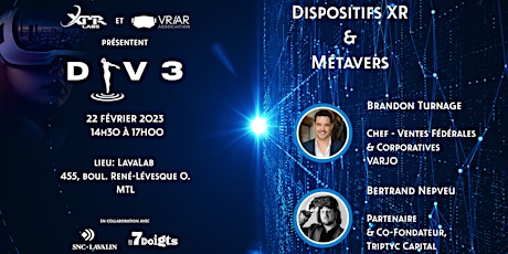 Dispositifs XR & Métavers - DIV3 @LavaLab SNC-Lavalin