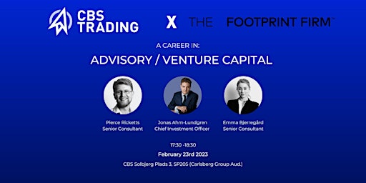 A Career In: Advisory, Venture Capital // The Footprint Firm