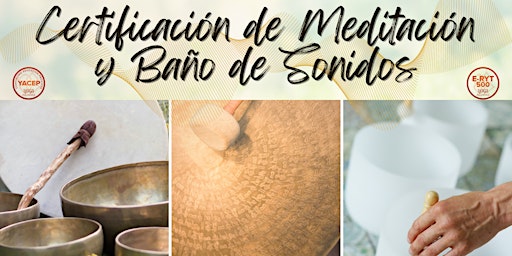 Certificación de Meditación y Baño de Sonidos primary image