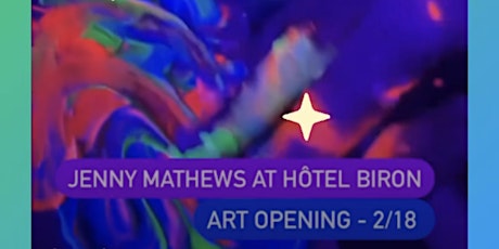 Festival Artist JENNY MATHEWS - Art Gallery Opening