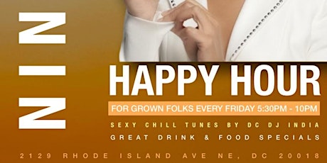 THE REAL CHILL happy hour every Friday