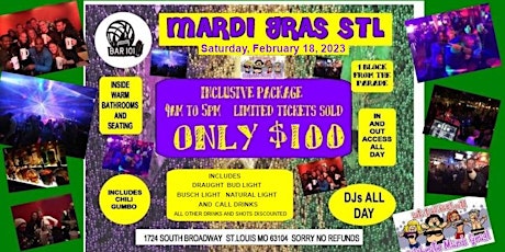 Mardi Gras STL at Bar 101 Soulard