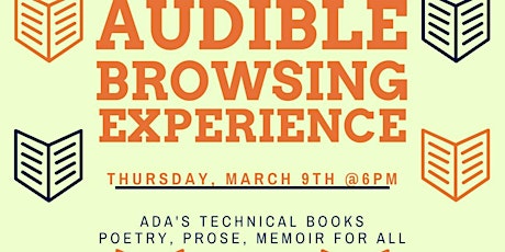 Audible Browsing Experience (AWP Seattle 2023 Offsite Reading)