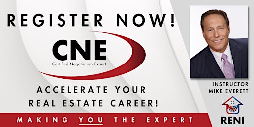 In-Person-Certified Negotiation Expert (CNE)Jacksonville, FL (Mike Everett) primary image