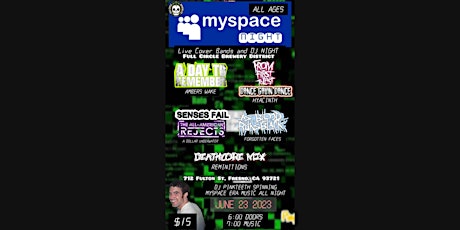 MySpace Tribute Night at Full Circle Brewing
