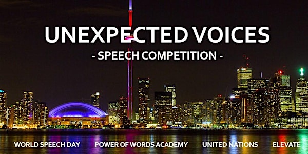Unexpected Voices Speech Competition Finals and Awards Ceremony