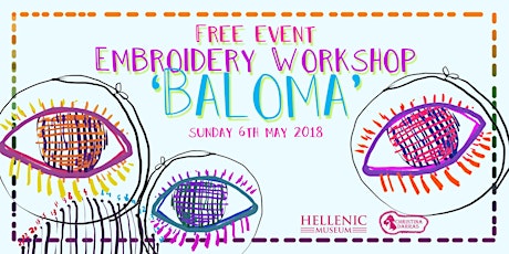 Free Embroidery Workshop 'Baloma' primary image