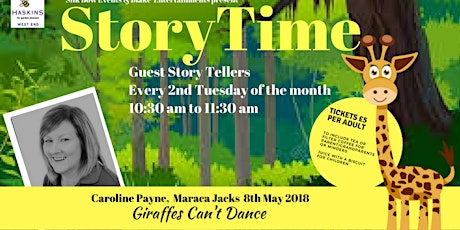 Storytime for the Under 5's Giraffes Can't Dance primary image