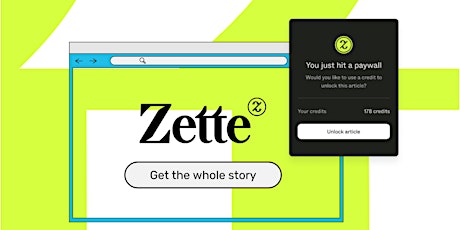 Zette launches "Netflix for News" on Product Hunt