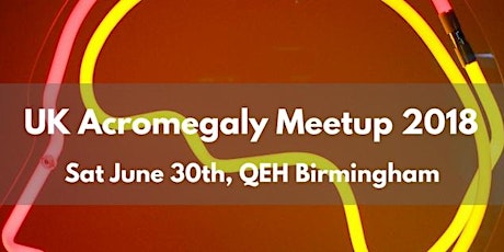 UK Acromegaly Meetup 2018 primary image