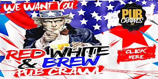 San Jose Red White and Brew Bar Crawl primary image