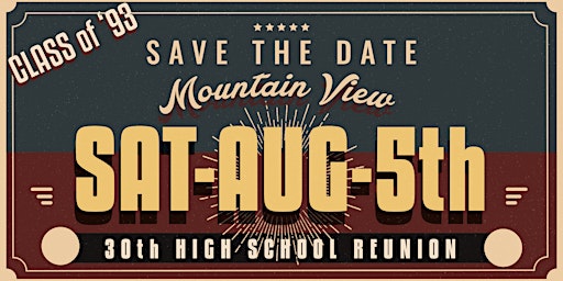 MVHS 30th CLASS REUNION Class of 93( other classes welcome) primary image