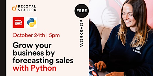 Image principale de [Charleroi] G﻿row your business with Python by learning to forecast sales
