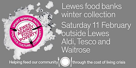 Lewes food banks winter collection primary image